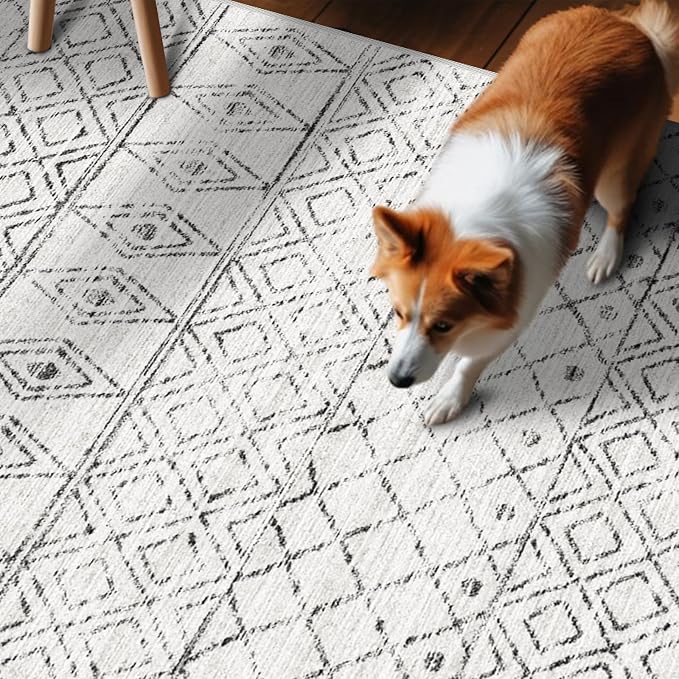 Hallway Runner Rug 2x10: Washable Non-Slip Moroccan Carpet