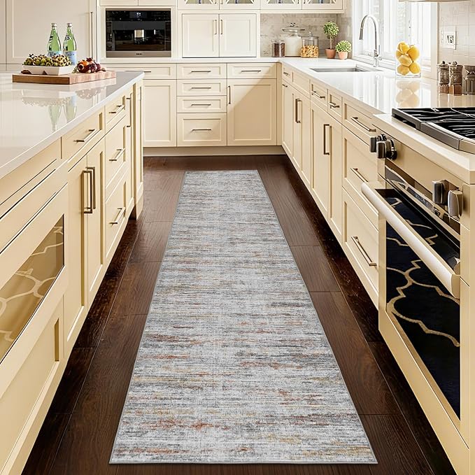 Washable Runners for Hallway 2x6 Runner Rug, Ultra-Thin Kitchen Runner Rugs