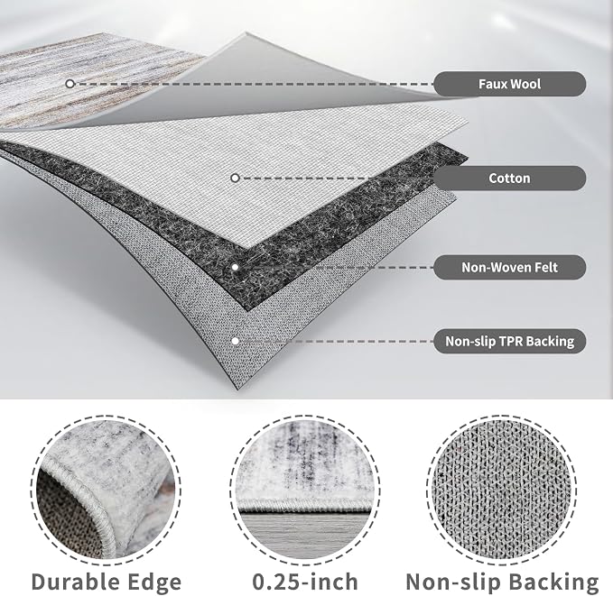 Washable Hallway Runner Rug for Home: Extra Long Runners for Entryway Living