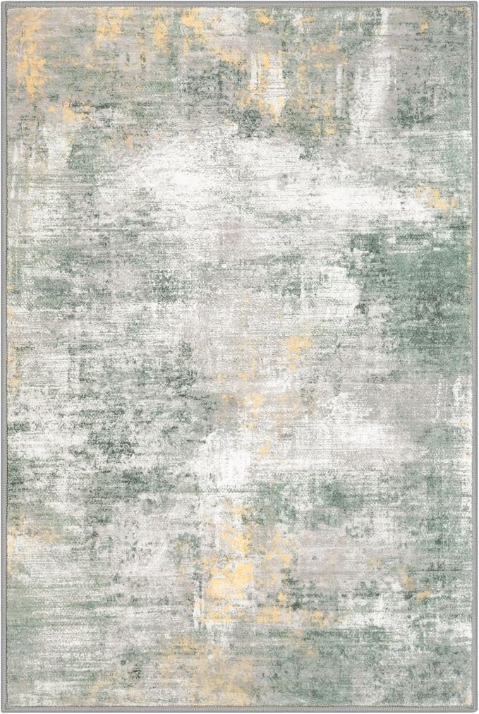 IOHOUZE Small Abstract Area Rug 2x3 Ft Entryway Rugs Washable Door Mat Indoor