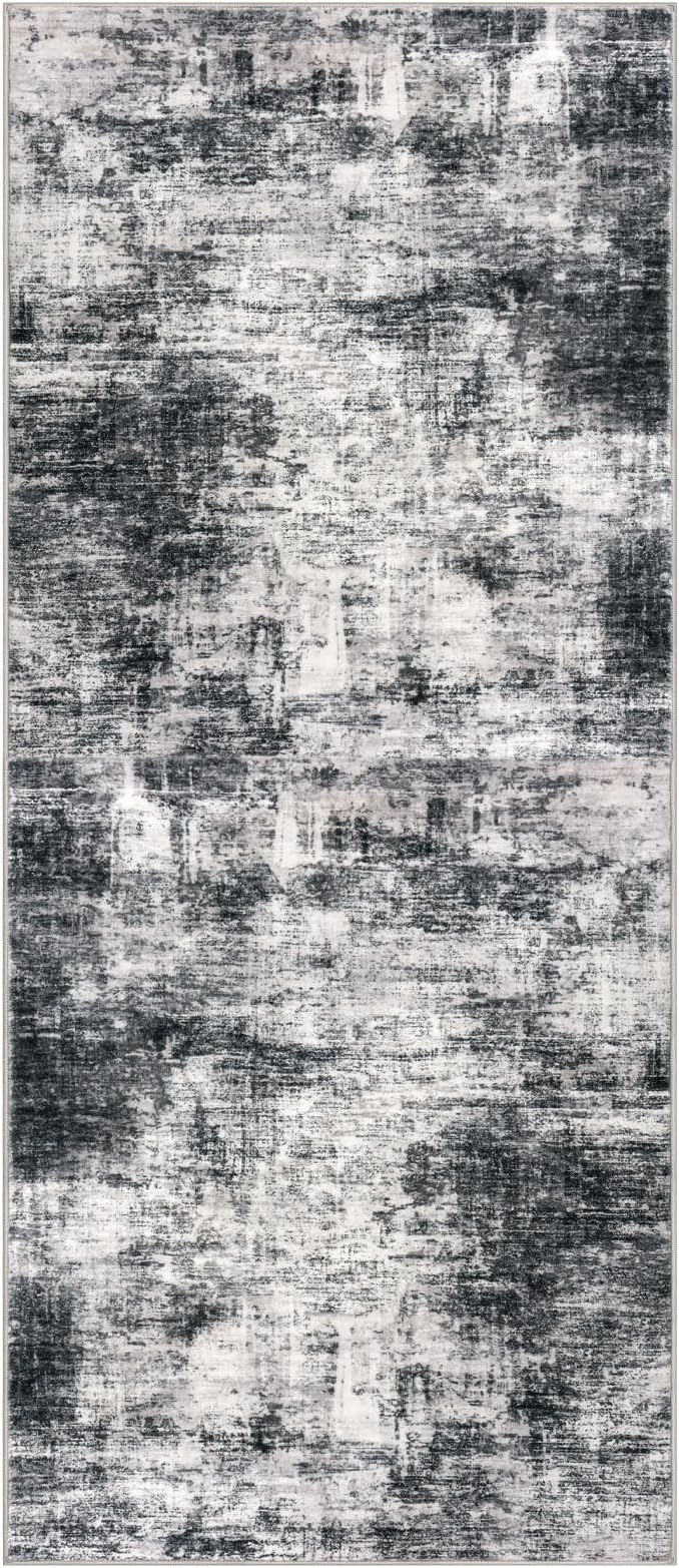 IOHOUZE Abstract Runner Rug 3x7 Ft Washable Runners