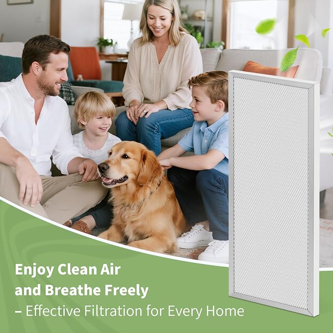 14x30x1 Reusable Air Filter MERV 8 Washable Furnace & AC Filter