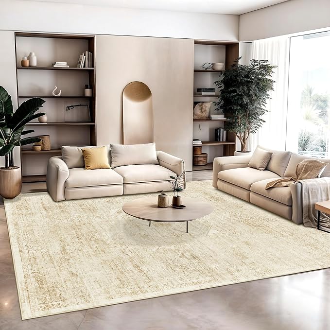 Soalmost Washable Area Rug 10x14, Large Soft Rugs