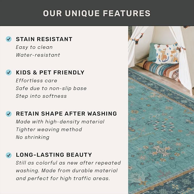 Boho 2'6"x10' Wide Hallway Runner Rugs