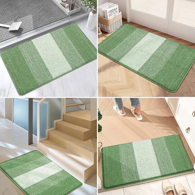 Kitinjoy Indoor Outdoor Door Mat, 47x20 Non-Slip Absorbent Dirt Trapper