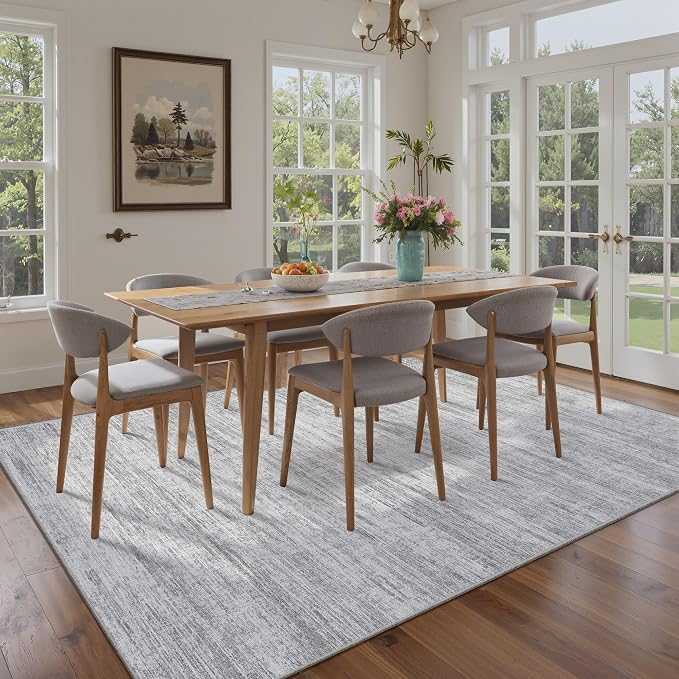 6x9 Area Rugs for Living Room, Non-Slip Modern Abstract Soft Large Washable Rug