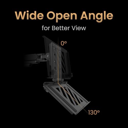 BenQ Laptop Tray for Monitor Arm. Up to 17" 11lbs Notebook. Protective Pads