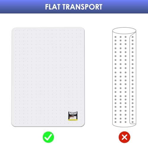 Kuyal Office Chair Mat for Carpet,32x49 Clear Heavy Duty Computer Chair Mat