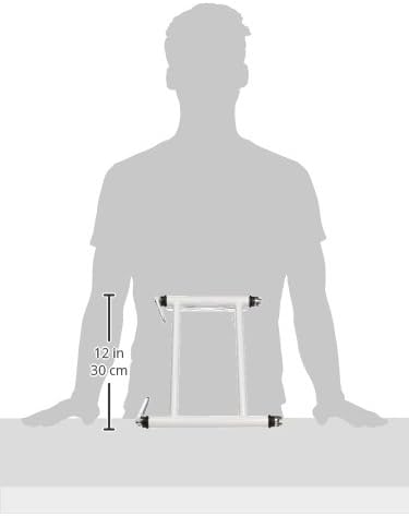 Plus Universal DJ Stand for Laptops, Tablets and Controllers with Nylon Carry Bag, White