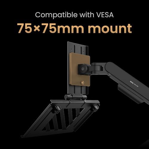 BenQ Laptop Tray for Monitor Arm. Up to 17" 11lbs Notebook. Protective Pads