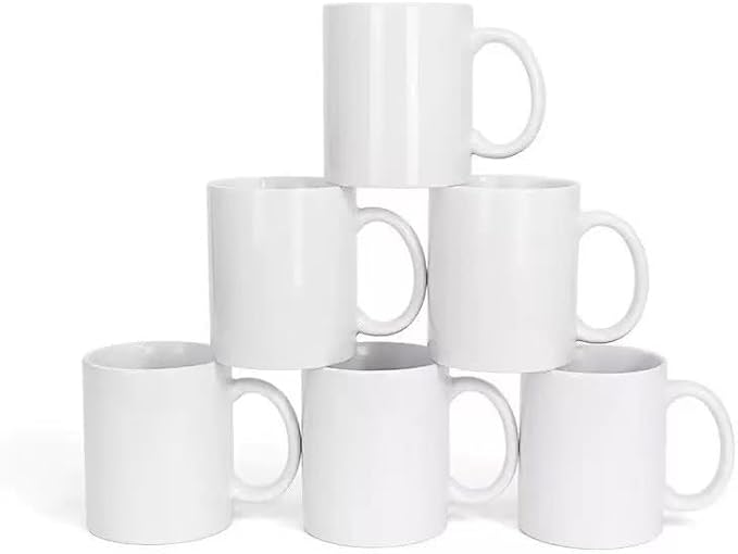 Ceramic Coffee Mugs 13 oz, Cups Set of 6, Mug