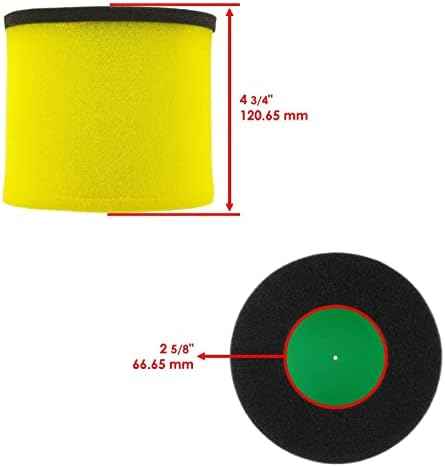Powersports Replacement Air Filter Engine Filter for ATV UTV Motorcycle & Scooter For Air Filter Cleaner For Suzuki LT-R450 LTR450 Quadracer 450 2x4 2006 2007-2009 Mod-CCAF8-216