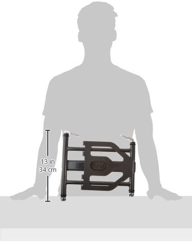 Plus DJ Stand for Laptops, Tablets and Controllers with Nylon Carry Bag, Graphite Grey