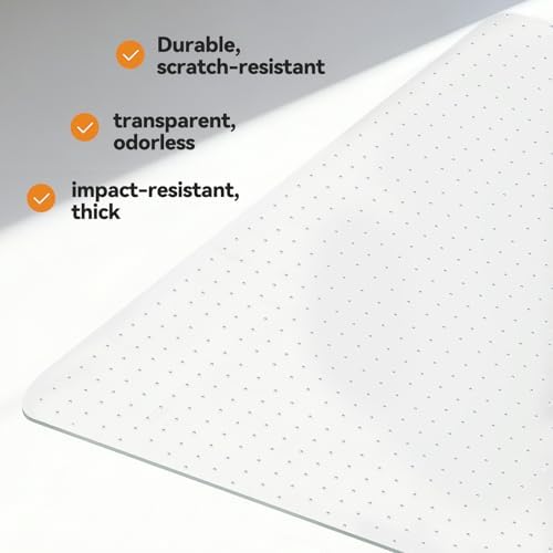 36"x48" Office Chair Mat for Carpet Floor Flat Shipping