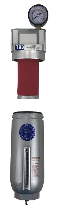 3/4" NPT Industrial Coalescing 0.01u Micron Filter Removes 99.98% of Oil
