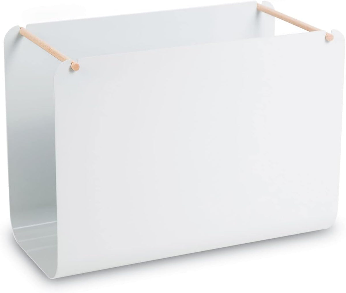 U Brands Metal Hanging File Organizer, Letter Size, Desktop Accessory, Arc Collection, Grey