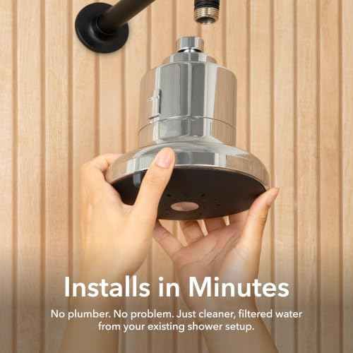 AquaTru Shower - Advanced Shower Filter Removes Impurities from Hard