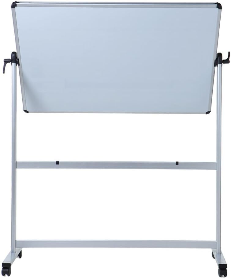 VIZ-PRO Double-Sided Magnetic Mobile Whiteboard, 44" x 30"