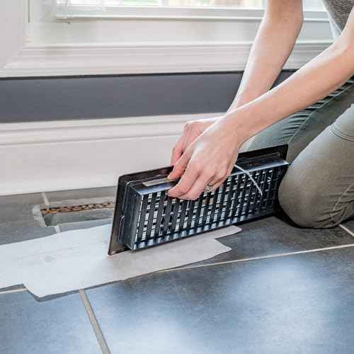 Air Vent Filters for Home - 4" x 12" MERV 8 Electrostatic Floor Vent