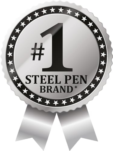 Zebra Pen STEEL F-402 Retractable Ballpoint Pen, Black Ink, 0.7mm, 12-Pack