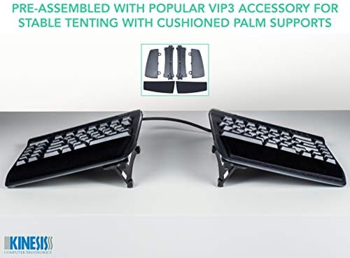 KINESIS Freestyle2 Ergonomic Keyboard w/ VIP3 Lifters for Mac (9" Separation)