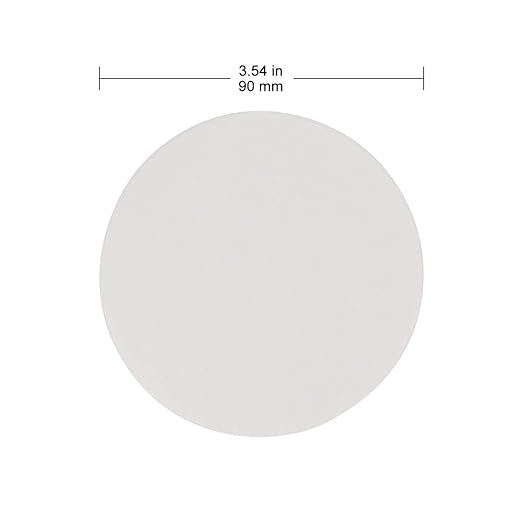 Labasics Qualitative Filter Paper Circles, 90 mm Diameter Cellulose Filter Paper