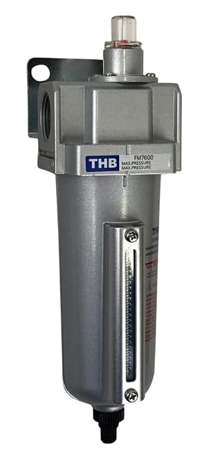 1/2" NPT Industrial Coalescing 0.01u Micron Filter Removes 99.98% of Oil