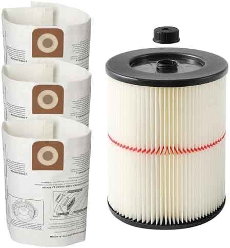 17816 Filter for Craftsman Shop Vac Filters 5/6/8/12/16 Gallon Wet/Dry Vac