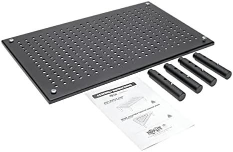 Tripp Lite Computer Monitor Stand, Adjustable Height, 18 x 11 in., Metal, Black (MR1812M)