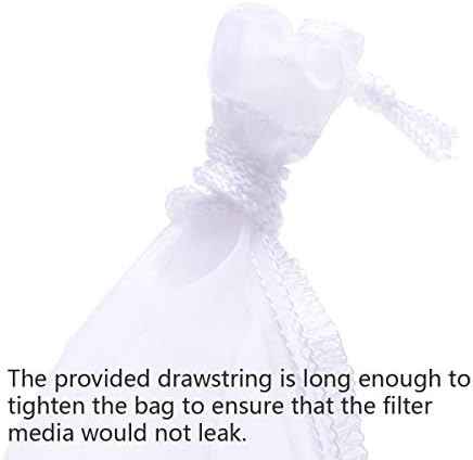 ALEGI Aquarium Extra Fine Media Filter Bag 7.5"*3.6" 3 Pack