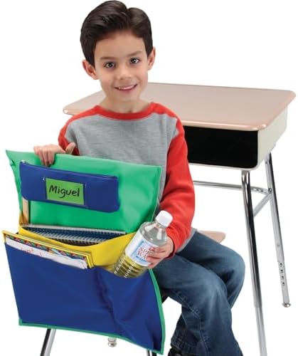 Really Good Stuff Deluxe Multi-Pocket Chair Pockets, 36-Pack
