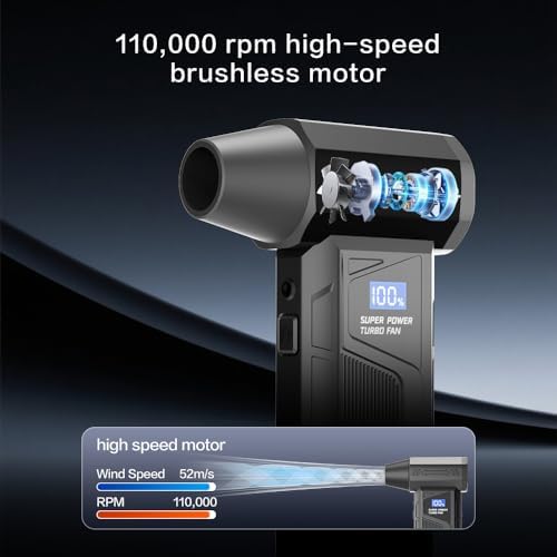 Completely Upgraded Compressed Air Duster-110000RPM Super Power
