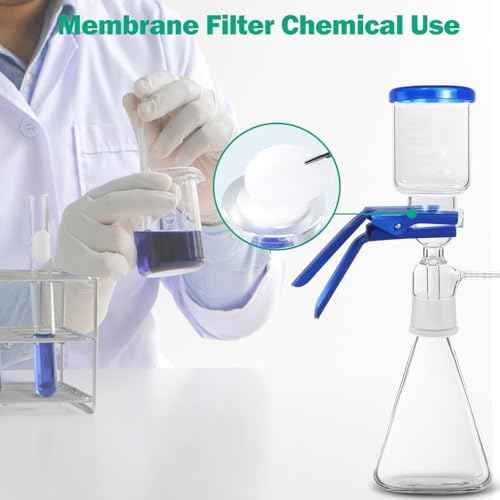 100Pcs Nylon Disc Membrane Filters, 50 mm Diameter, 1μm Pore Size