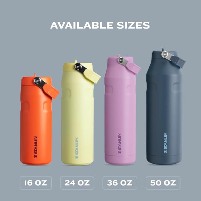 Stanley IceFlow Flip Straw 2.0 Water Bottle 36 OZ | Built-In Straw