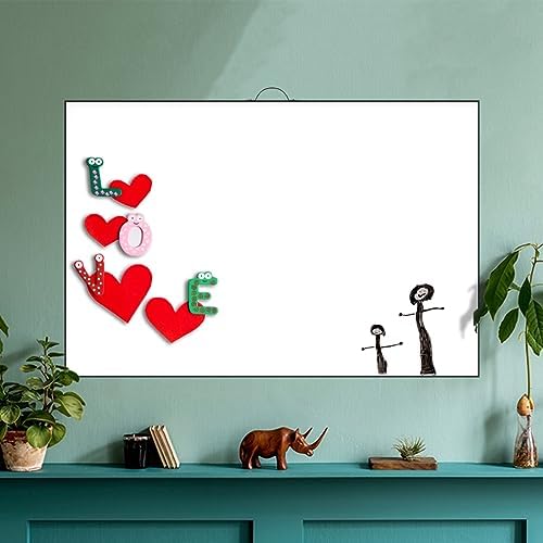 Large Dry Erase White Board for Wall, Magnetic Whiteboard, Aluminum Frame