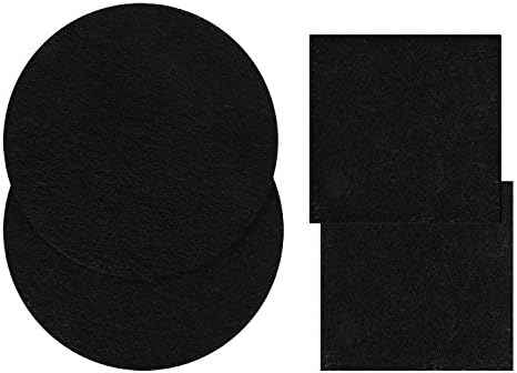 Resinta Compost Bin Filters - 12 Pack Refill Set, Round and Square