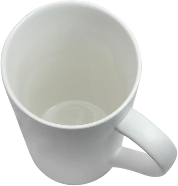 20 oz White Ceramic Coffee Mugs, Large Tall Coffee Mug