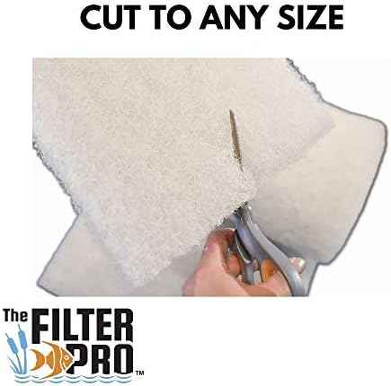 Beige Coarse Filter Media, 2" Thick, 14" x 56" Roll, Perfect for