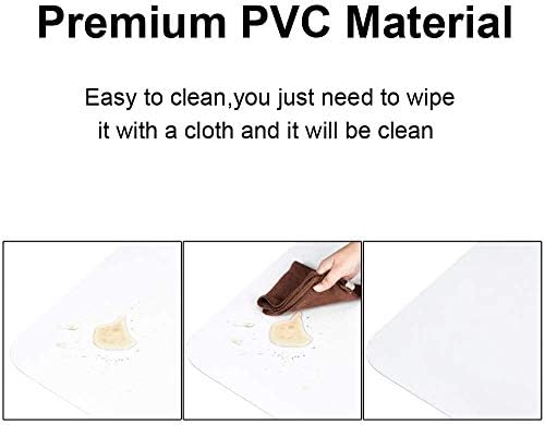 Azadx Office Chair Mat for Hardwood Floor Clear Chair Mat for Easy Glide and Protection Floor Protector for Under Desk Chair Mat Plastic Floor Mat for Office Chair(36" x 48" Rectangle for Hard Floor)