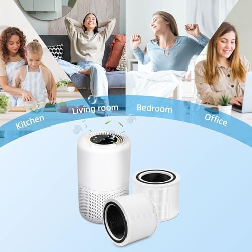 2 Pack Core 200S Replacement Filter, Compatible with LEVOIT Core 200S