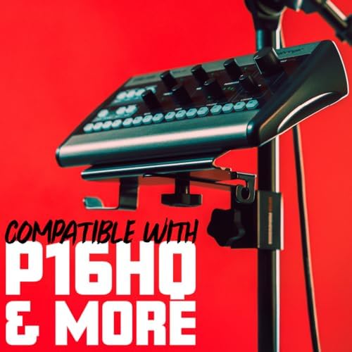 Gator Frameworks Universal Personal Monitor Mixer Mount Stand for Both Studio and Stage Use, Fits P16HQ & More (GFW-PMM-MOUNT)