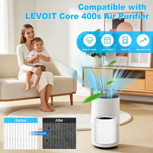 Core 400S Replacement Filter for LEVOIT 400S-P Smart WiFi Air Purifier
