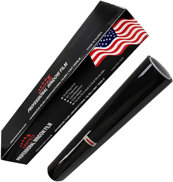 United Professional Window Film – Centurion 2Ply High Performance Carbon Film Superior UV Protection (50%, COMBO-PACK-20Inchx100Ft x3)