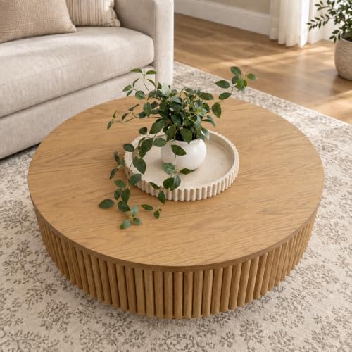 Round Decorative Tray Coffee Table Tray 11” Table Tray Dresser Decor