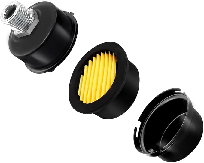 2 pcs 1/4" Thread Air Compressor Silencer, Air Compressor Intake Filter Sound