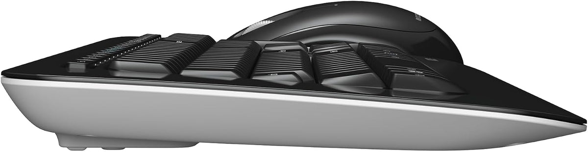 Incase Desktop 850 Keyboard & Mouse Combo – Designed by Microsoft –Wireless Connection, Precision Tracking, Wireless AES 128-Bit Encryption, Windows Shortcut Keys, Ambidextrous Design – Black