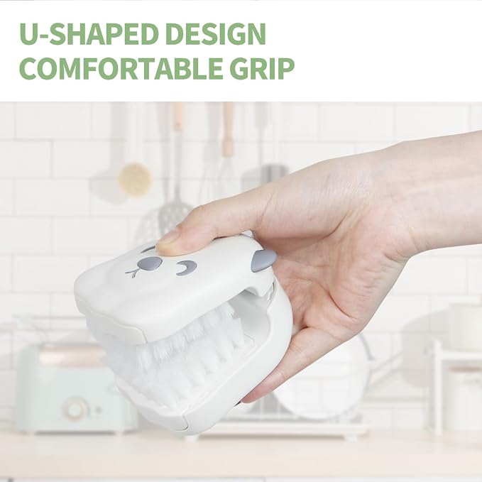 CQT BladeBrush Knife and Cutlery Cleaner Brush Bristle Scrub Kitchen Washing