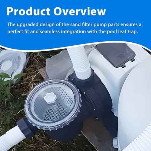 Pool Leaf Trap Cover Lid 11480 Fit for Intex Pumps SF60110, SF70110