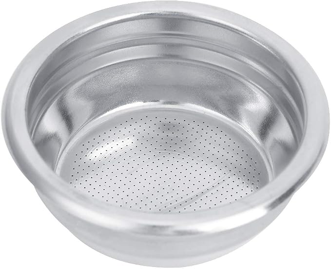 Coffee Filter Basket, 58mm Single Double Porous Filter Bowl Basket Semi