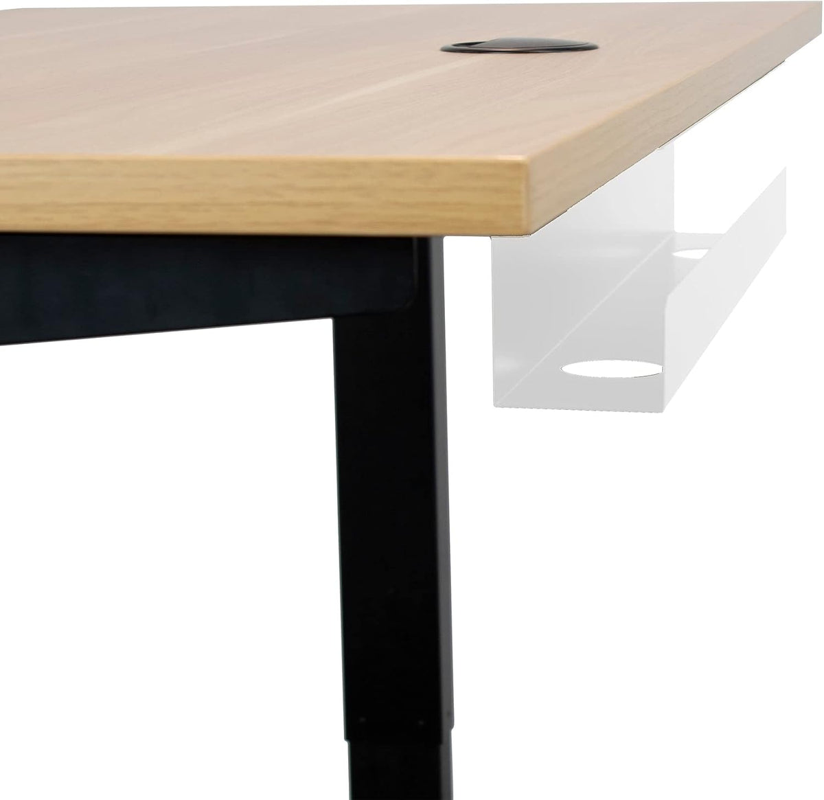 Progressive Automations Under Desk Cable Tray Organizer - White